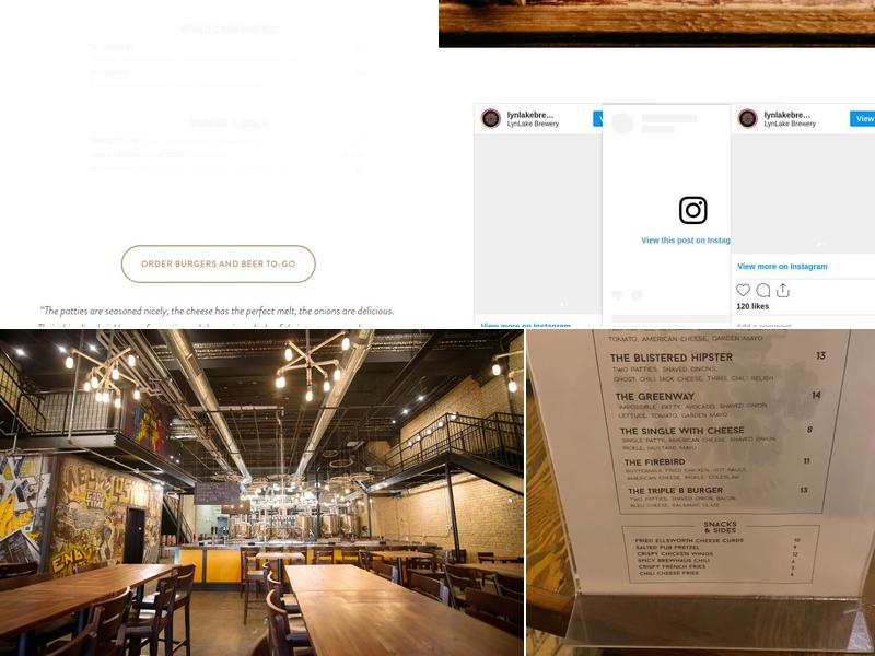 LynLake Brewery Menu