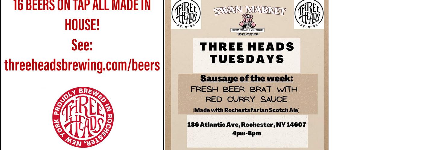 Three Heads Brewing Menu