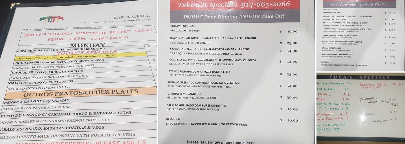 Tuga Menu