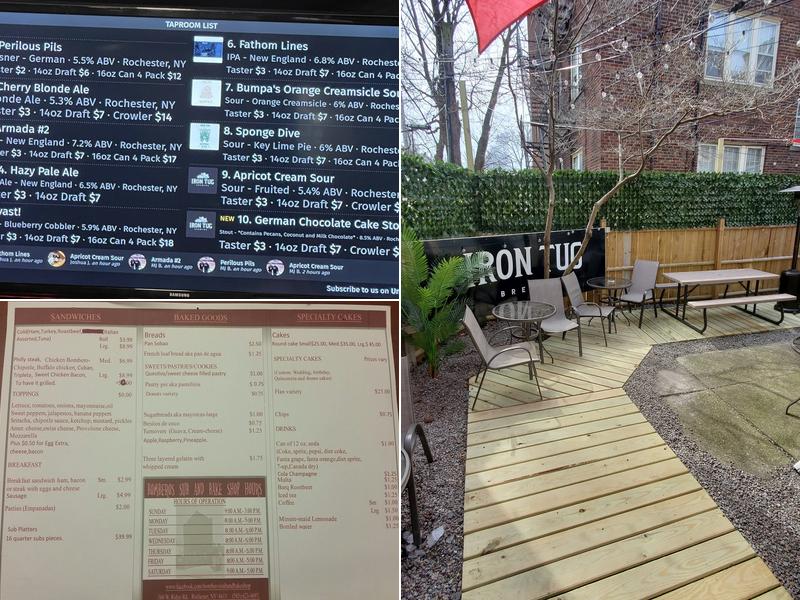 Iron Tug Brewing Menu