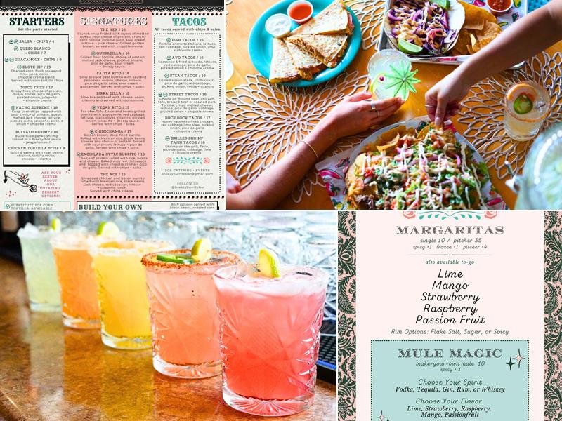 Breezy Burrito Bar Menu
