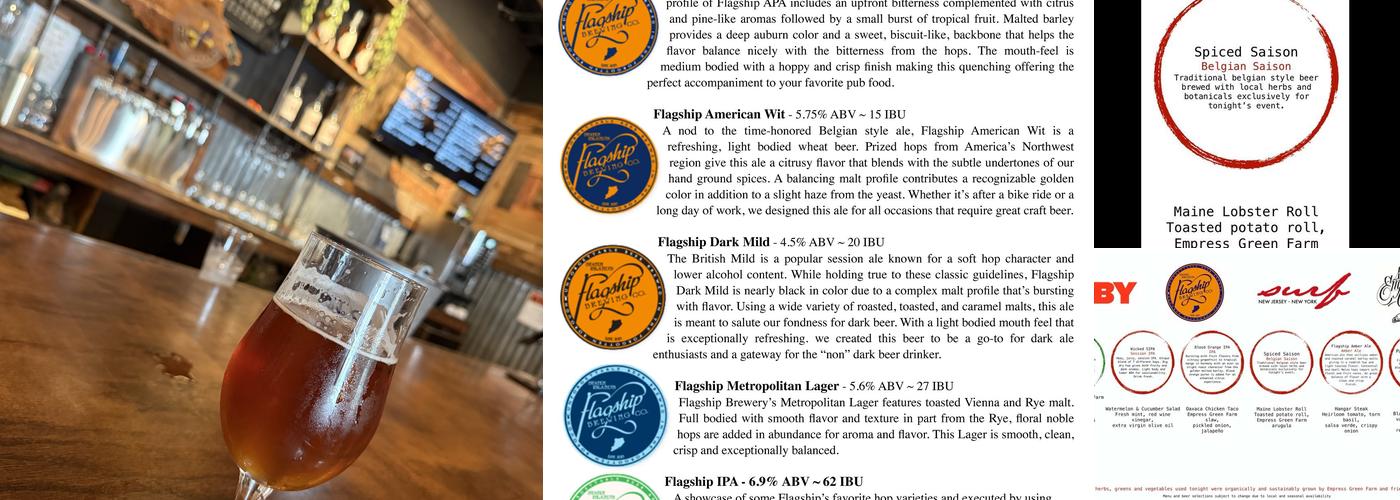 The Flagship Brewing Company Menu