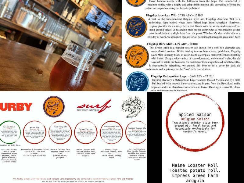 The Flagship Brewing Company Menu