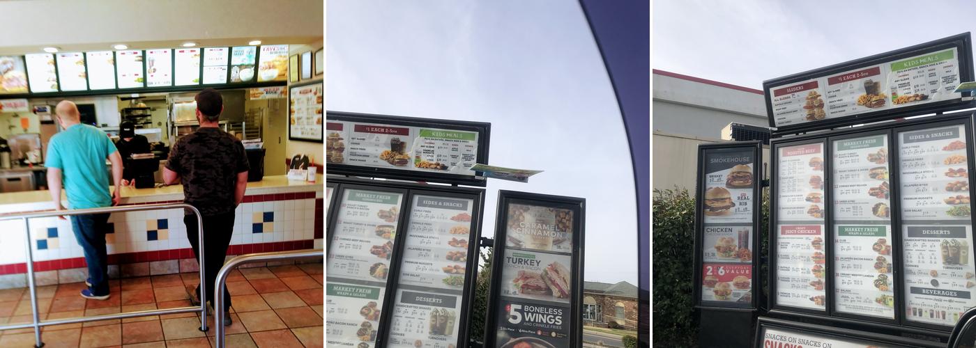 Arby's Menu