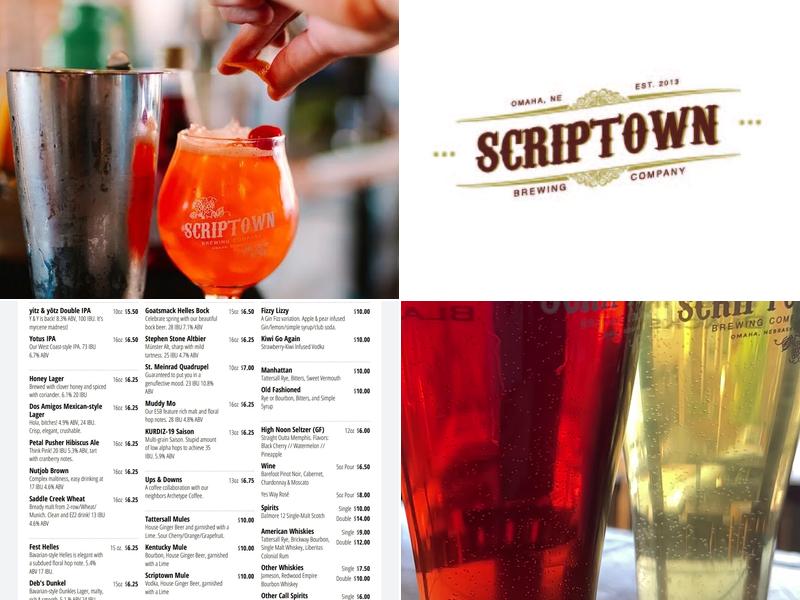 Scriptown Brewing Company Menu