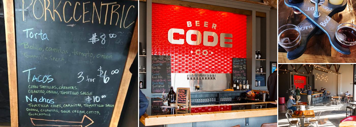 Code Beer Company Menu