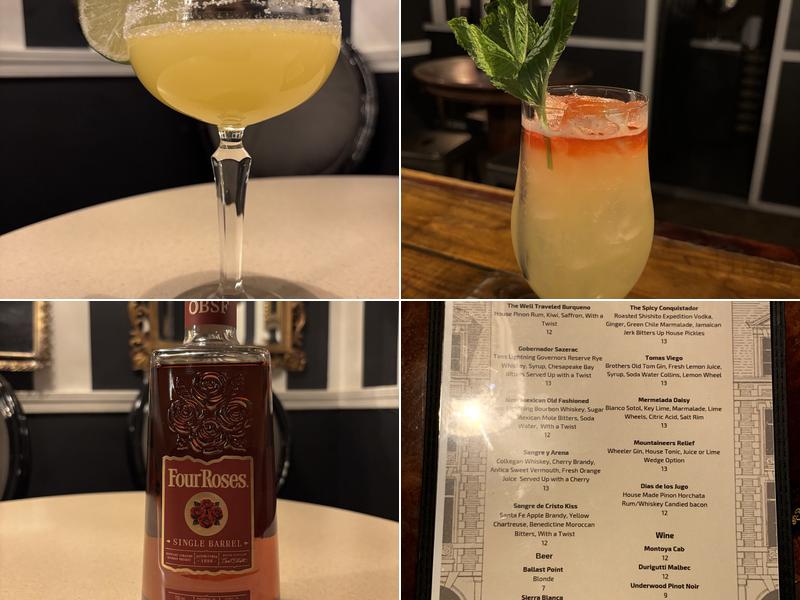 Founders Speakeasy Menu