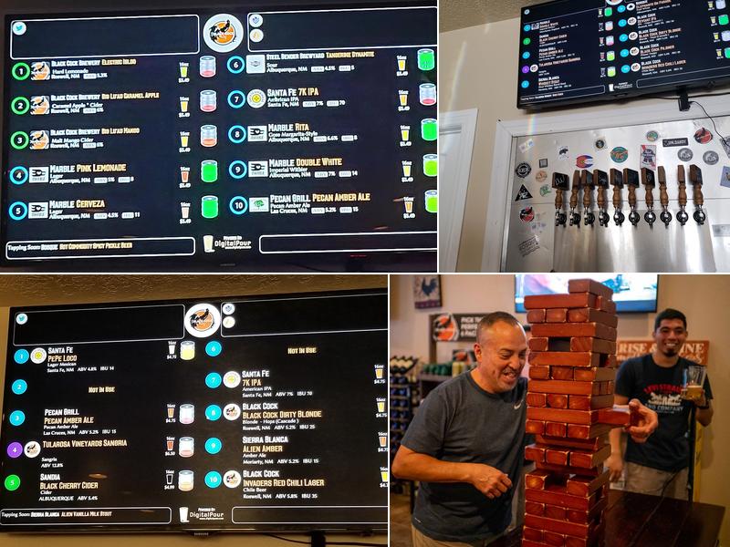 Black Cock Brewery Menu