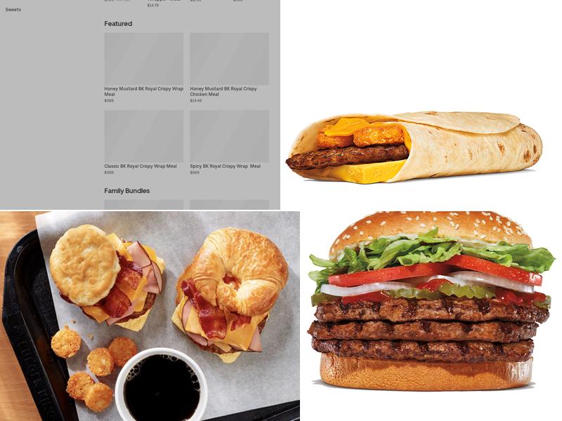 Burger King Menu