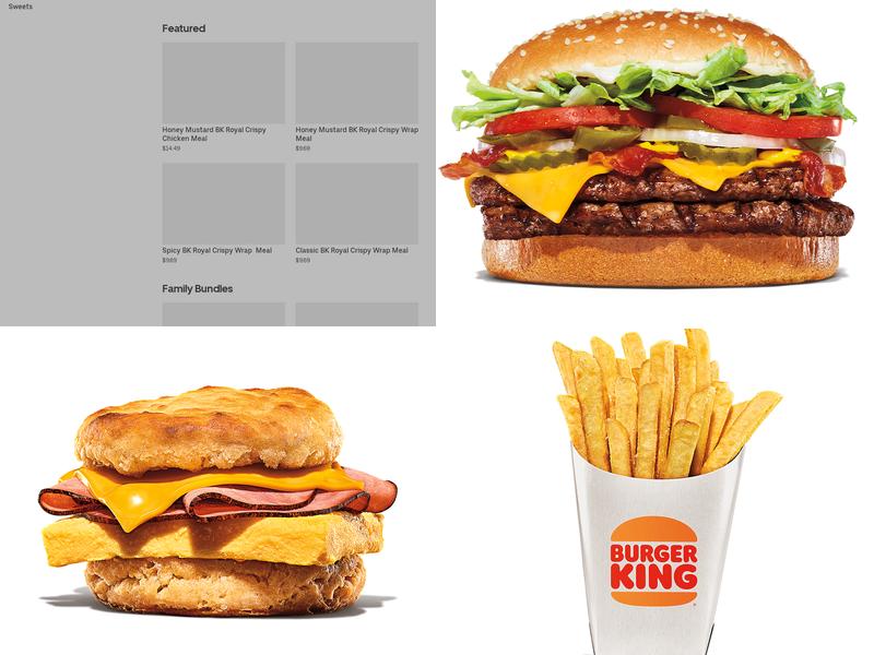 Burger King Menu