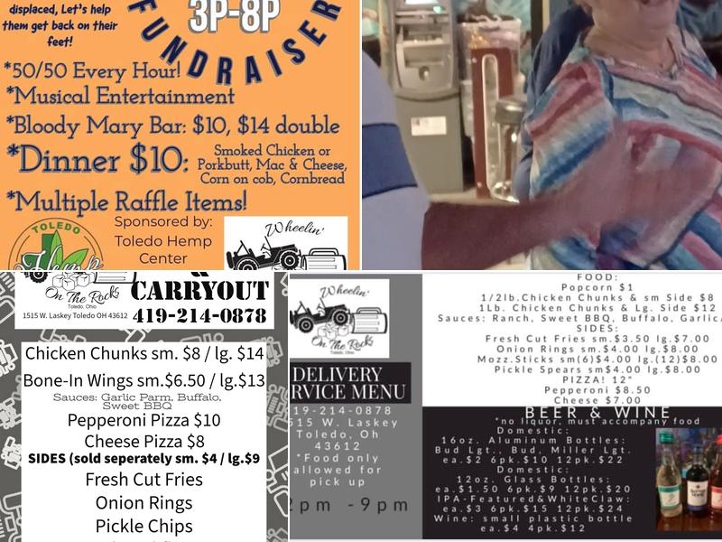 Wheelin On The Rocks Menu