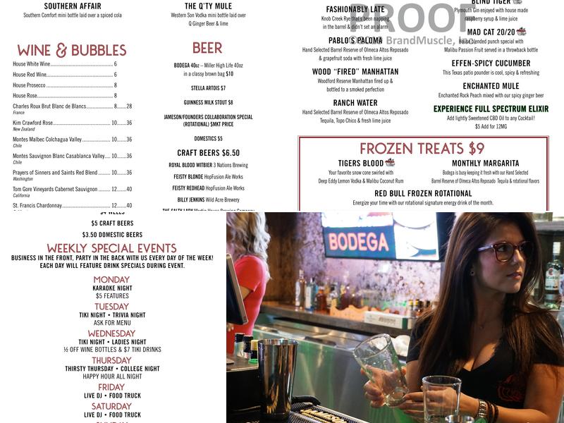 Bodega West 7th Menu