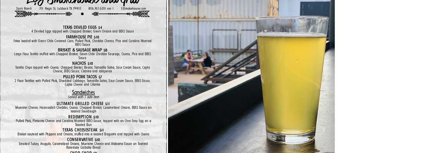 Two Docs Brewing Co. Menu