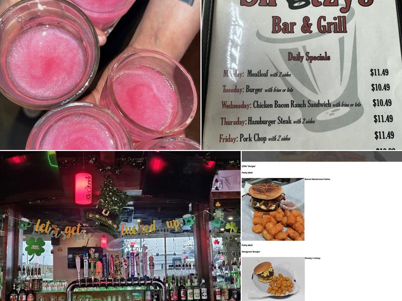 Shotzys Bar & Grill Menu