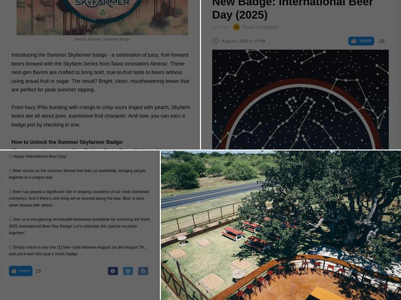 Rentsch Brewery Menu