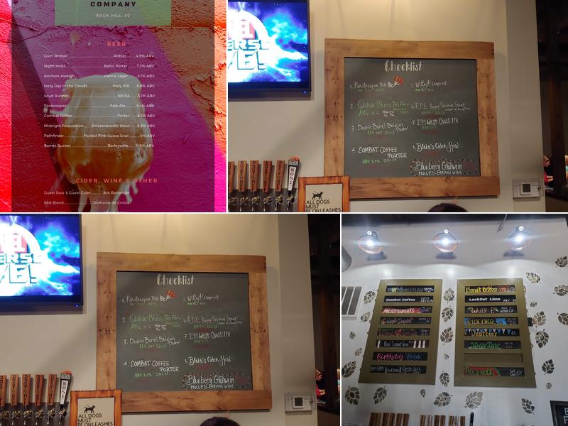 Dust Off Brewing Co. Menu