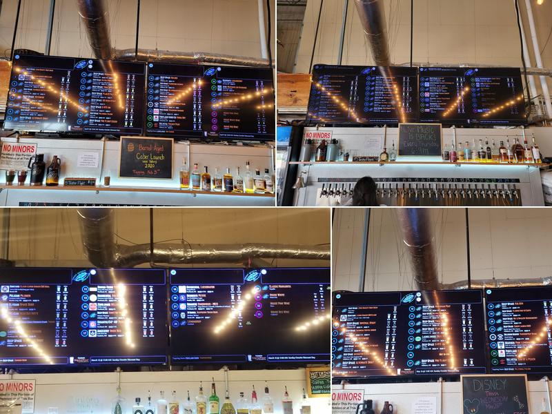 Deep Space Brewing Menu