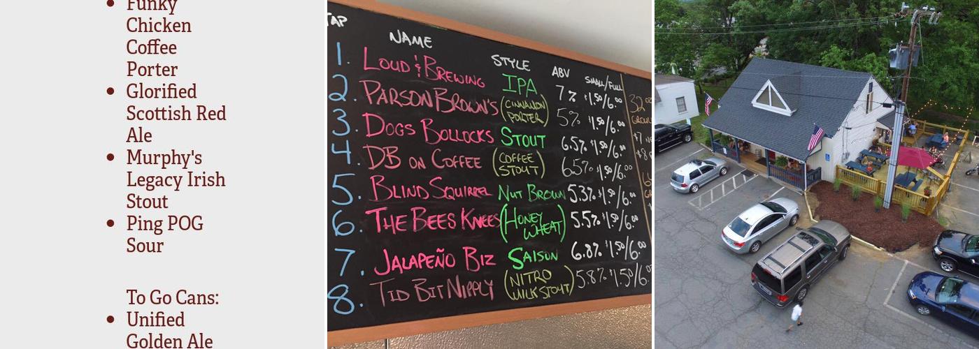 Loudoun Brewing Company Menu