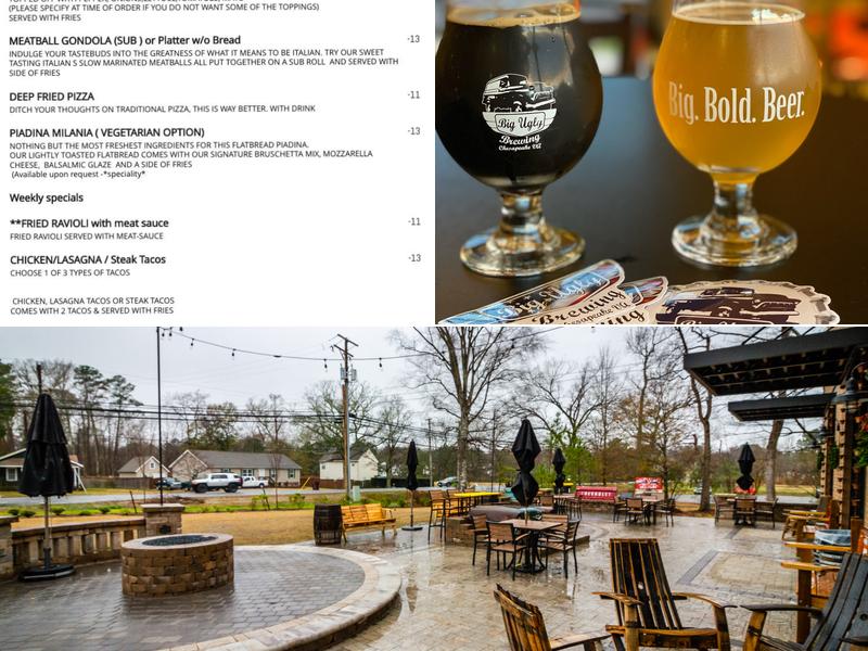 Big Ugly Brewing Menu