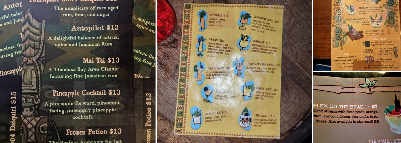 Pagan Idol Menu