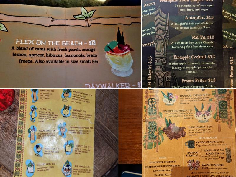 Pagan Idol Menu