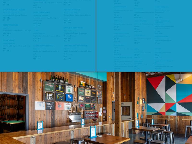 Beachwood Blendery Menu