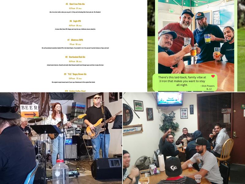 3 Iron Brewing Co Menu