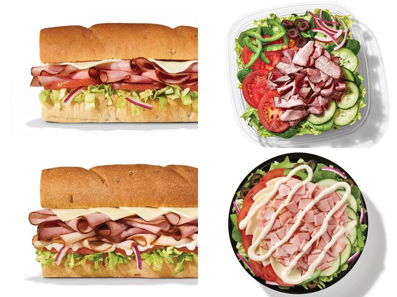 Subway Menu