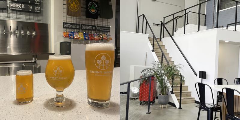 Sunny Grove Brewing Company Menu