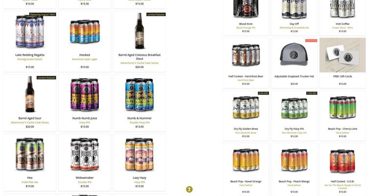 Fall River Brewing Co. Brewery Menu