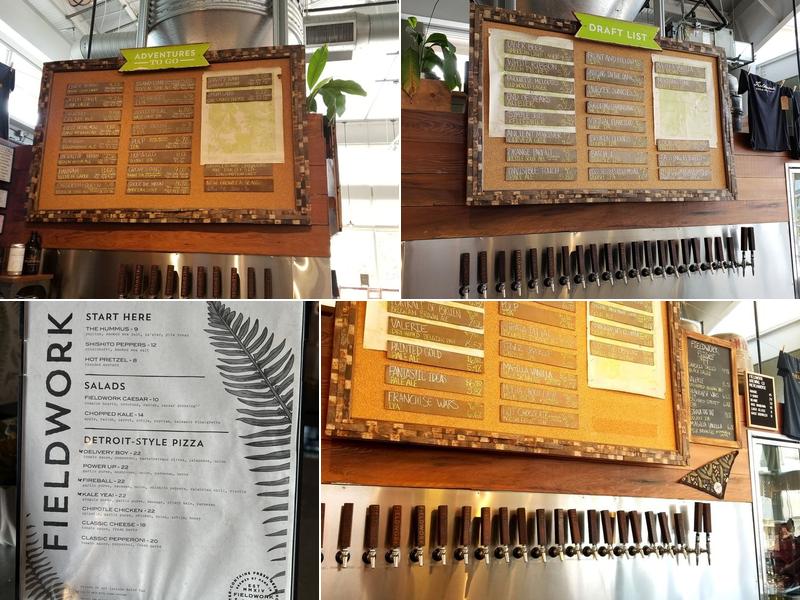 Fieldwork Brewing Company | Napa Menu