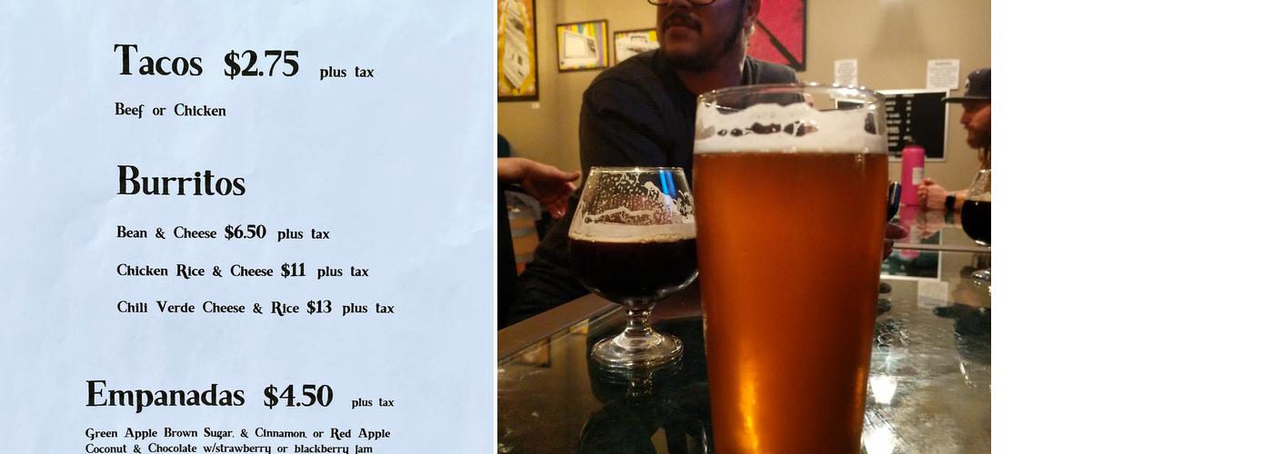 Asylum Brewing Menu
