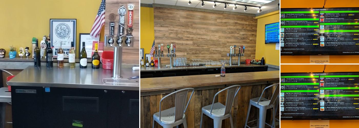 850 Craft Reserve Menu