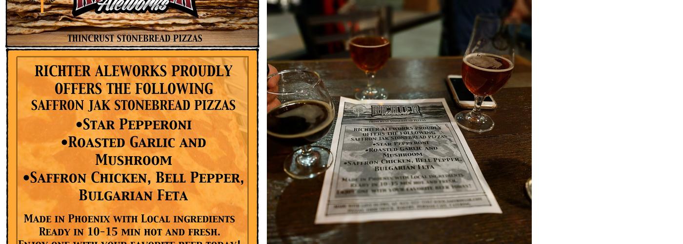 Richter Aleworks Menu