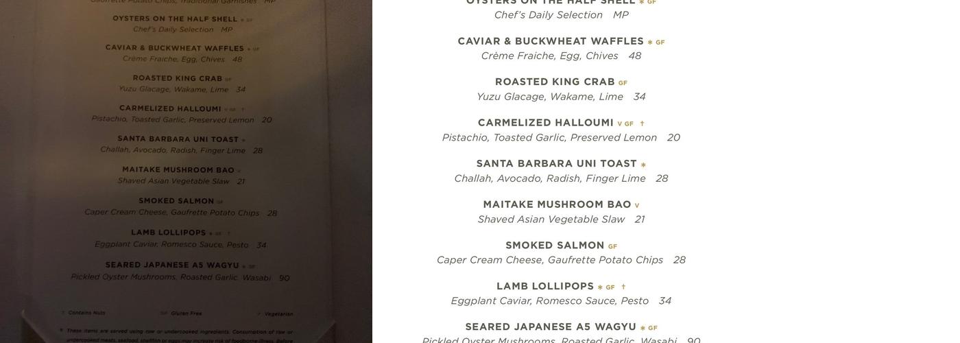 The Edith Menu
