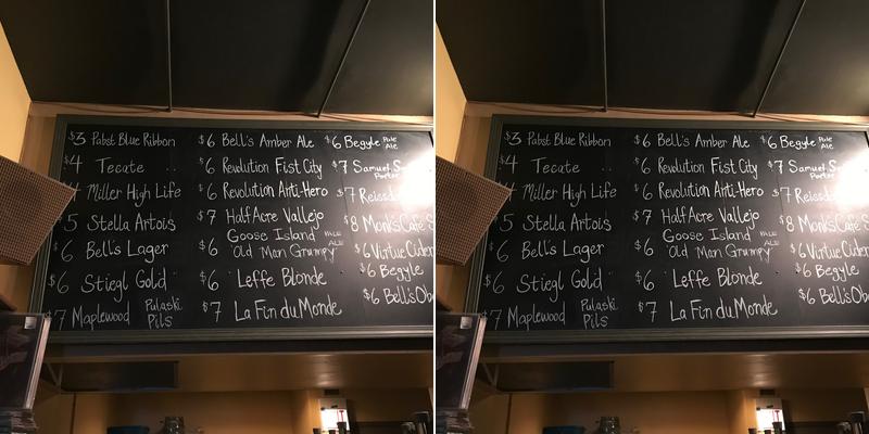 Hungry Brain Menu