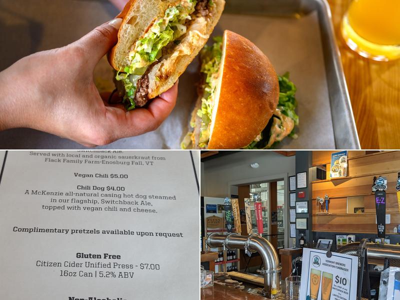 Switchback Brewing Co. Menu