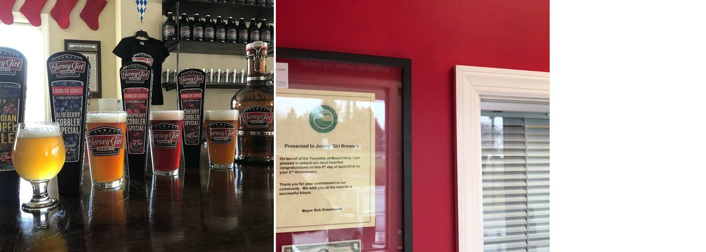 Jersey Girl Brewing Menu