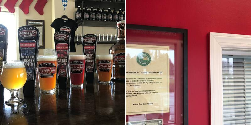 Jersey Girl Brewing Menu