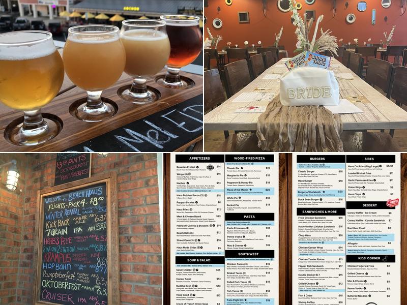 Beach Haus Brewery Menu