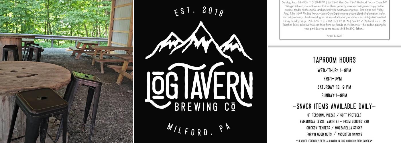 Log Tavern Brewing Co. - Milford Menu
