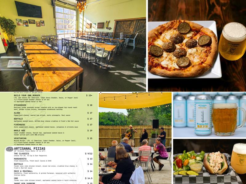 Artisanal Brew Works Menu