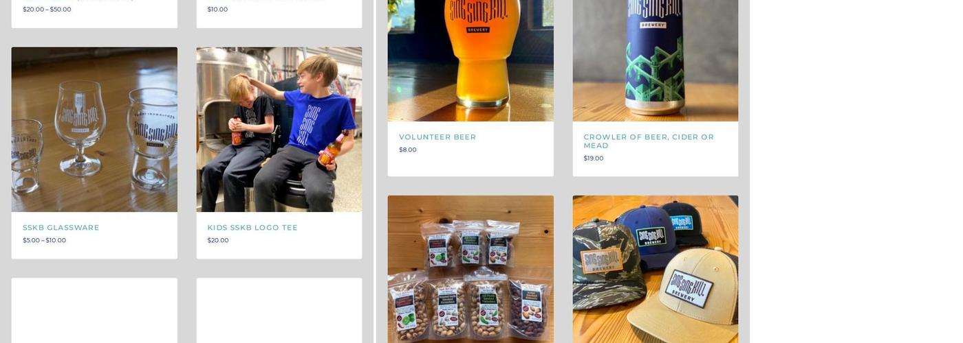 Sing Sing Kill Brewery Menu