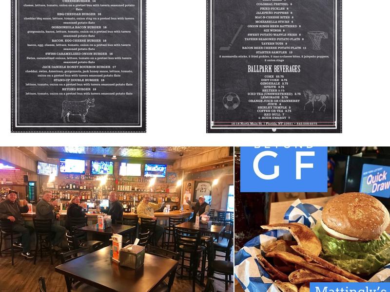 Mattingly's Tavern Menu