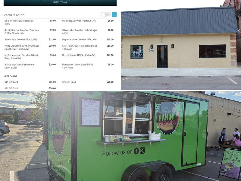 Double Edge Brewing Company Menu