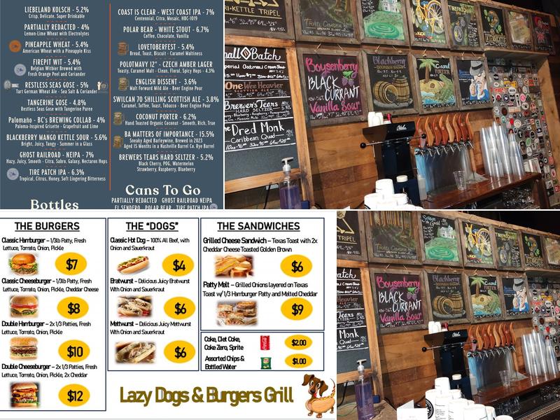 Narrow Path Brewing Co. Menu