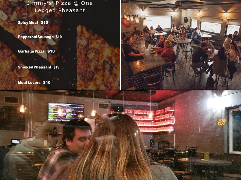 One-Legged Pheasant Brewery Menu