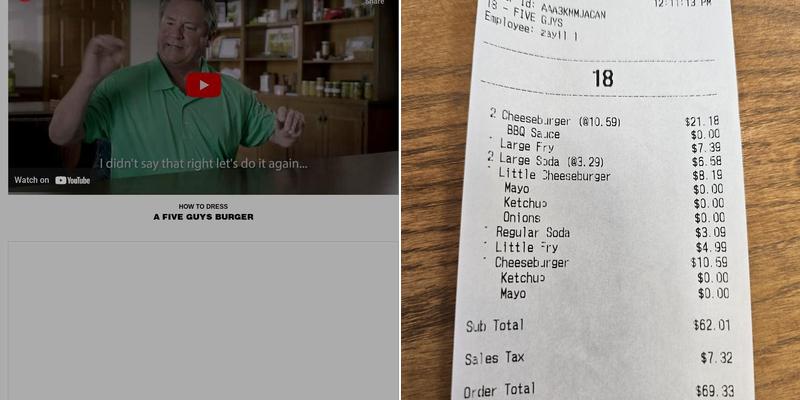Five Guys Menu