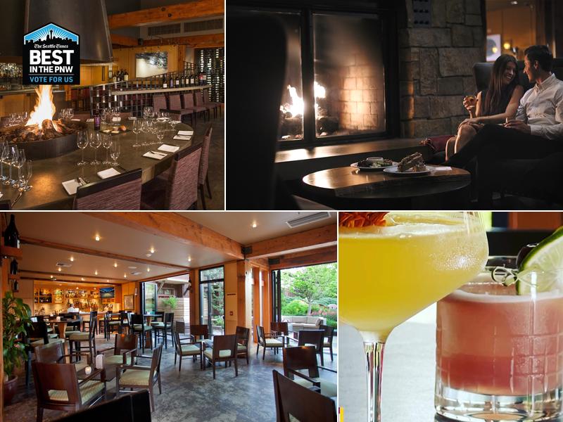 Fireside Lounge at Willows Lodge