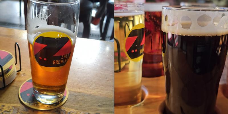 Zwei Brewing Co. Menu
